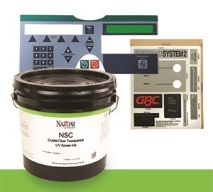 NAZDAR NSC-38 UV CRYSTAL CLEAR GREEN TRANSPARENT SCREEN INK
